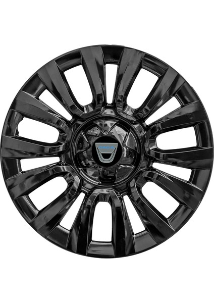Dacia Logan 15 Inç Uyumlu Jant Kapağı Amblemli Piano Black 4'lü Takım 206 fiyatları