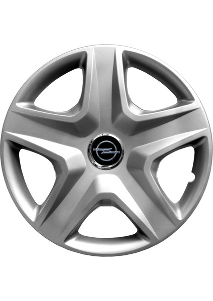 Opel Corsa C 16 Inç Jant Kapağı Amblemli Gri 4'lü Set 120