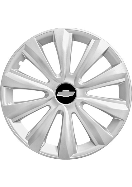 Chevrolet Spark Hb 16 Inç Uyumlu Jant Kapağı Amblemli Gri 4 Adet 1 Takım 143