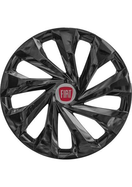Tofaş Şahin 14 Inç Uyumlu Jant Kapağı Amblemli Piano Black 4 Adet 1 Takım 216
