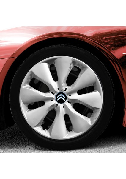 Citroen Bx 15 Inç Uyumlu Jant Kapağı Amblemli Gri 4 Adet 1 Takım 133