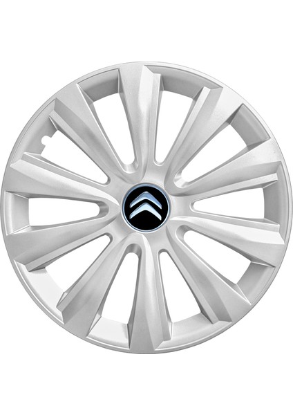 Citroen C4 Grand Picasso 16 Inç Jant Kapağı Amblemli Gri 4'lü Set 143