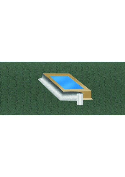 Simself Bant Renkli Alüminyum Folyolu Kırmızı (15CM)