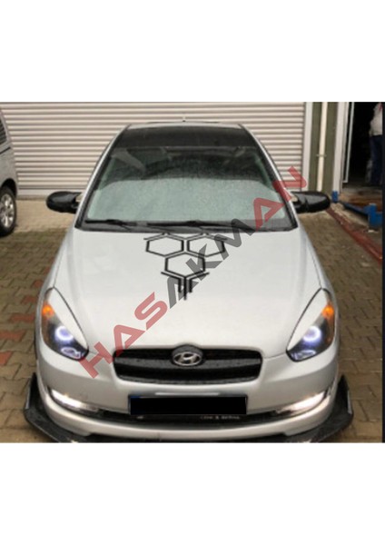 Hyundai Accent Era Batman Yarasa Ayna Kapağı Piano Black 2005 2006 2007 2008 2009 2010 2011