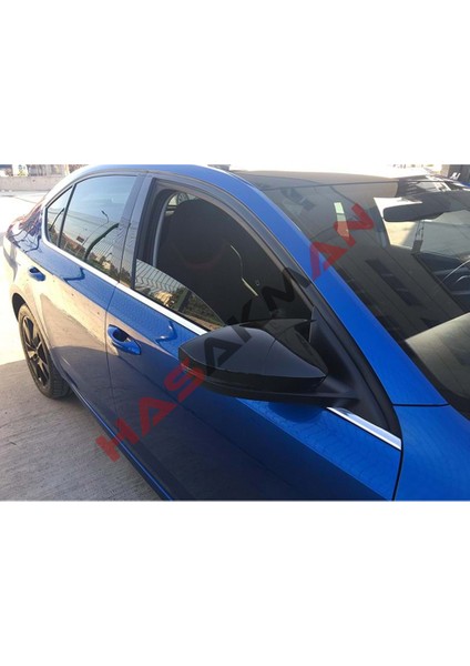 Skoda Octavia Mk3 Batman Yarasa Ayna Kapağı Piano Black 2013 2014 2015 2016 2017 2018 2019 2020