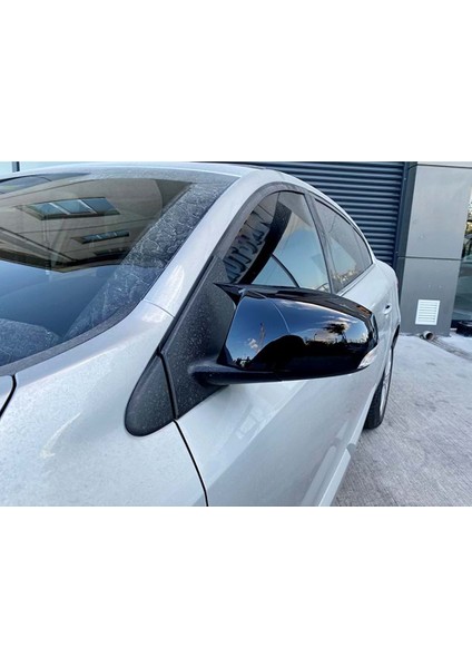 Renault Fluence Batman Yarasa Ayna Kapağı Piano Black 2009 2010 2011 2012 2013 2014 2015 2016