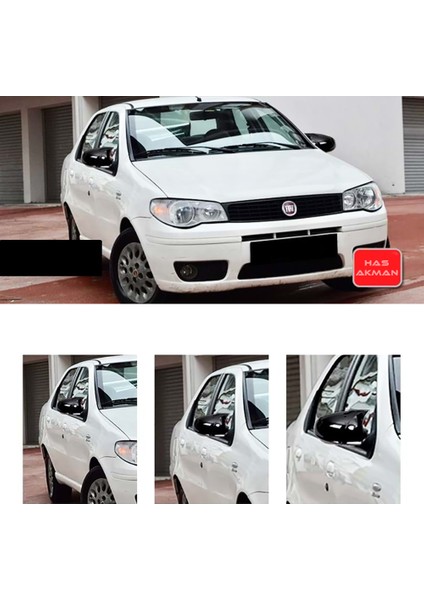 Fiat Albea Batman Yarasa Ayna Kapağı Piano Black 2010 2011 2012 2013