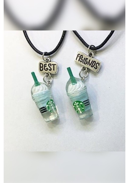 Best Friends Starbucks Kolye