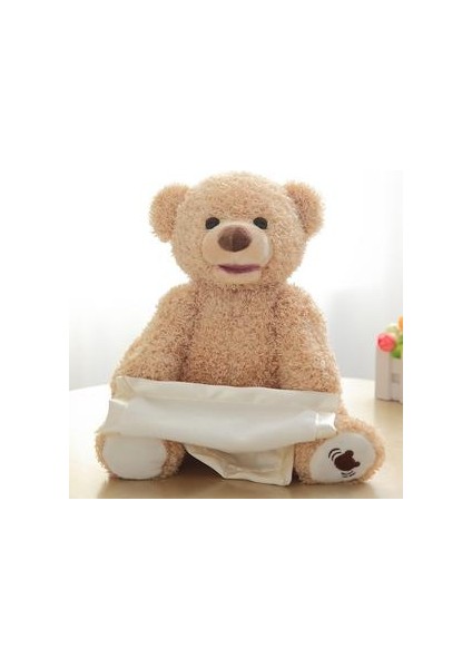 30 cm Teddy Bear Play Peluş Gizle Elektrikli Müzik Çocuk Bebek (Yurt Dışından) modelleri