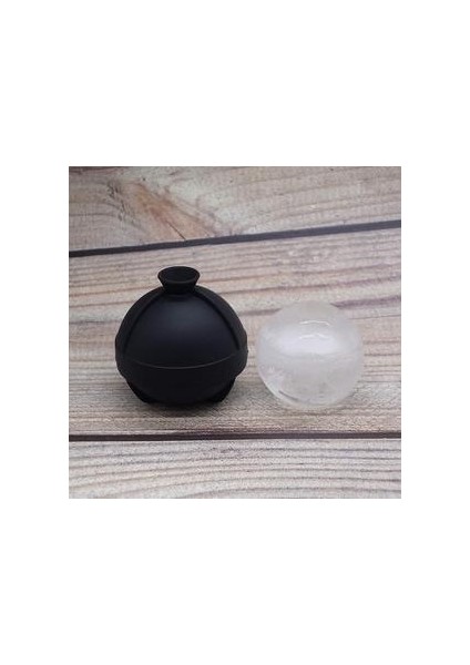 Buz Topu Kalıpları Silikon Küre Dahili Huni ile Buz Kalıpları, Viski ve Için Buz Küpü Tepsilerikokteyller 7.2 * 7.2 Cm, Siyah (Yurt Dışından) fırsatları