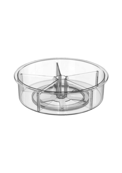 360 Rotasyon Kabine Organizatör 12 Inç Baharat Içecek Kozmetik Depolama Raf Pet Şeffaf Turntable Mutfak Banyo Için | Depolama Tepsileri( Yurt Dışından )