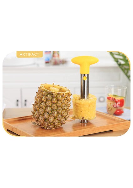 1 Adet Paslanmaz Çelik Kullanımı Kolay Ananas Soyucu Aksesuarları Ananas Dilimleme Meyve Bıçağı Kesici Torça Dilimleme Mutfak Aletleri | Ananas Dilimleyiciler( Yurt Dışından )