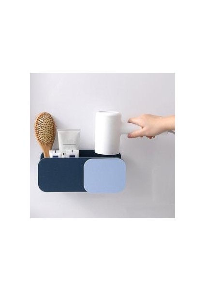 Çok Işlevli Eller Serbest Saç Kurutma Makinesi Tutucu Curling Demir Raf Banyo Organizatör Depolama Raf Banyo Aksesuarları Seti | Banyo Rafları( Yurt Dışından ) modelleri