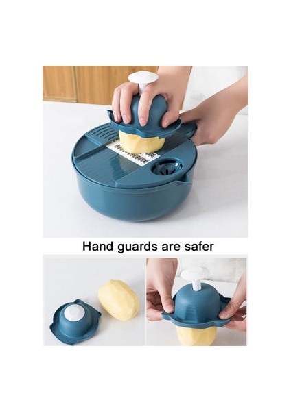 1 Adet Çok Fonksiyonlu Sebze Kıyıcı Havuç Patates Patates Taze Kesim Mutfak Için Rendelenmiş Sarımsak Baskı Gadget'ları | Graters (Yurt Dışından)