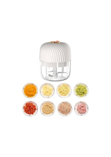 Sebze Için Elektrikli Sarımsak Kıyıcı USB Mini Mutfak Maser, Zencefil Biber Için 350 ml Sağlam Gıda Pembe (Yurt Dışından)