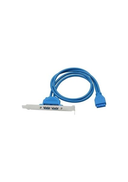 USB 3.0 Arka Panel Genişletme Braketi 20 Pins Başlığı 2-Port Anakart Kablosu( Yurt Dışından ) fiyatları