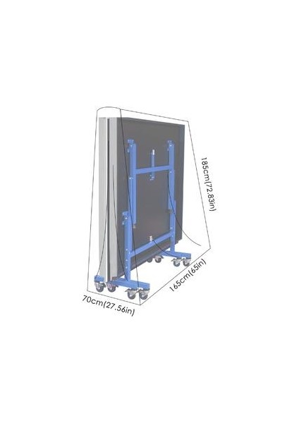 (Gri) Su Geçirmez Masa Tenisi Kapak Ping Pong Masa Kapak Açık ve Kapalı Için Kapak( Yurt Dışından )