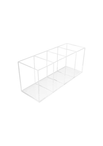 1 Adet Masaüstü Kalem Tutucu Akrilik Fırça Pot Makyaj Fırça Kutusu Masaüstü Organizatör Depolama Ofis Yatak Odası Için | Saklama Kutuları ve bidon( Yurt Dışından )