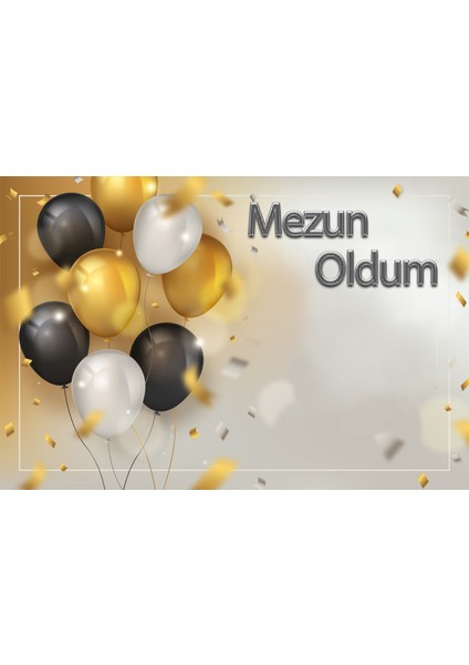 Okullarda Kullanıma Uygun Mezuniyet Brandası Arka Fon