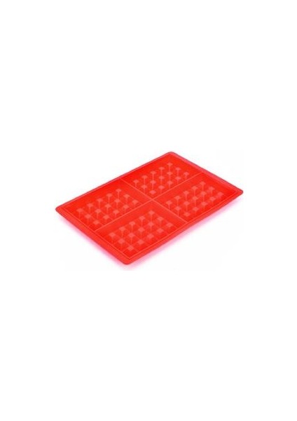LIFE83 Silikon Waffle Çikolata Pan Silikon Kalıp Pişirme Kek Kurabiye Kalıbı (Yurt Dışından)