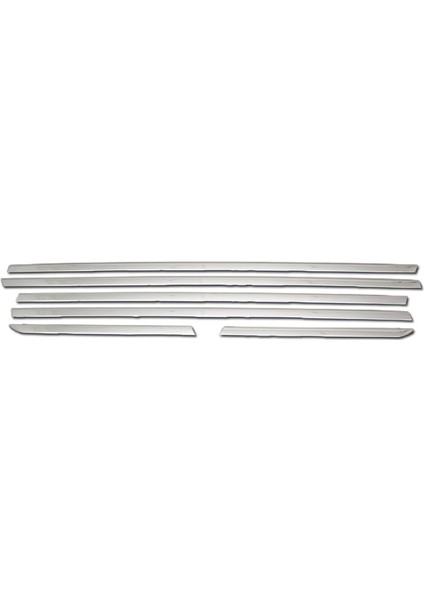 Alminox Oto Honda Civic Uyumlu Cam Çıtası 6 Parça 2006 2011 Paslanmaz Çelik