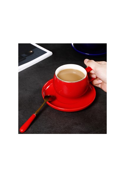 Cappuccino Latte Mavi Dağ Kahve Süt Kupası (Yurt Dışından) fırsatları