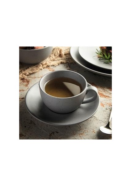 Yaratıcı Kahve Fincanı Set Özel Restoran Bar Gri Retro Japon Tarzı Garland Seramik (Yurt Dışından)