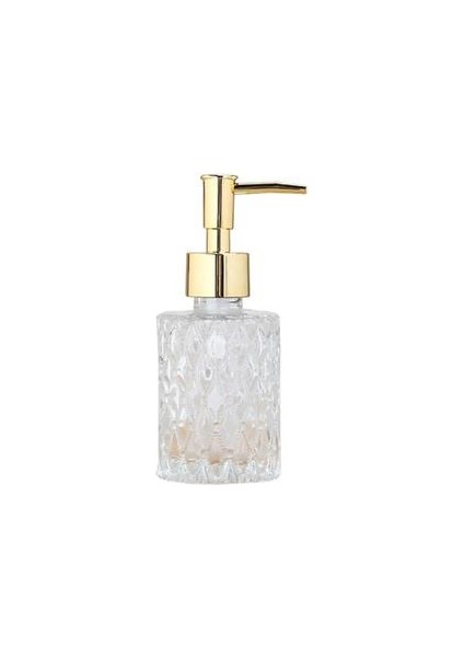 Çok Amaçlı Mesa Sabun Dağıtıcı Temizlenmesi Kolay Cam Sabun Pompası Dispenseri Mutfak ve Banyo Için Mükemmel Altın Sıvı Sabunluk (Yurt Dışından)