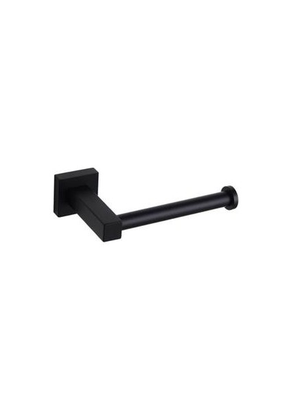 Paslanmaz Çelik Havlu Yüzük Robe Hooks Elbise Askı Duvara Monte Siyah Bitirmek Tuvalet Rulo Kağıt Tutucu Banyo Aksesuarları Banyo Donanım Setleri (Yurt Dışından)