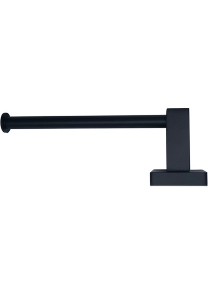 Paslanmaz Çelik Havlu Yüzük Robe Hooks Elbise Askı Duvara Monte Siyah Bitirmek Tuvalet Rulo Kağıt Tutucu Banyo Aksesuarları Banyo Donanım Setleri (Yurt Dışından)