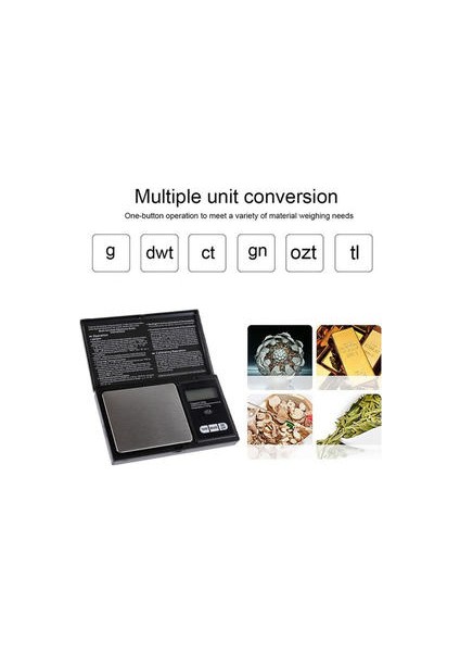 Elektronik Dijital Cep Ölçeği 500G / 0.01G Hassas Mini Takı Tartı Ölçeği (Yurt Dışından)
