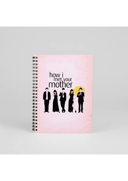 N095 A5 Tasarım Spiralli Defter - How I Met Your Mother