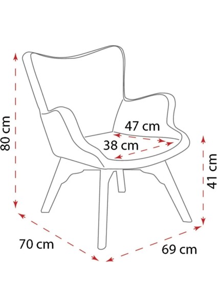 Reconcept Artemis Berjer Tekli Koltuk Fiskos Set