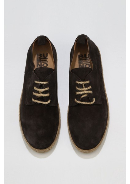 Kahverengi Koyu Süet Erkek Günlük Ayakkabı