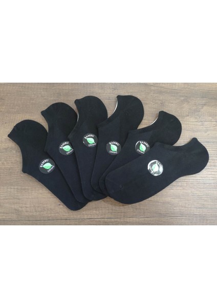 Unisex 6 Çift Bambu Dikişsiz Görünmez Spor Yakkabı Çorabı Sneakers