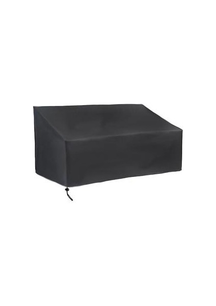 Açık Veranda Mobilya Kapağı Veranda Sandalye Su Geçirmez Dayanıklı 134X66X89CM Siyah Kapsar (Yurt Dışından)