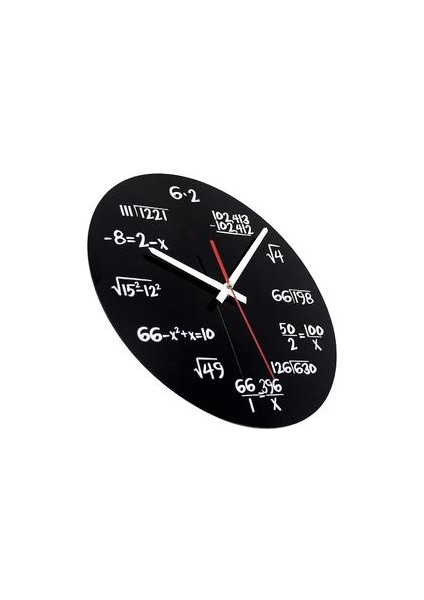 Akrilik Saat Matematik Formülü Duvar Saati (Yurt Dışından) fiyatları