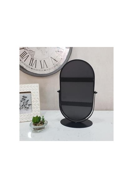 Yeni Nordic Stil Ayna Güzellik Makyaj Metal Ayna Banyo Odası Vanity Kozmetik Ayna Masa Üst Aynalar Banyo Için | Makyaj Aynaları Siyah (Yurt Dışından) fiyatları