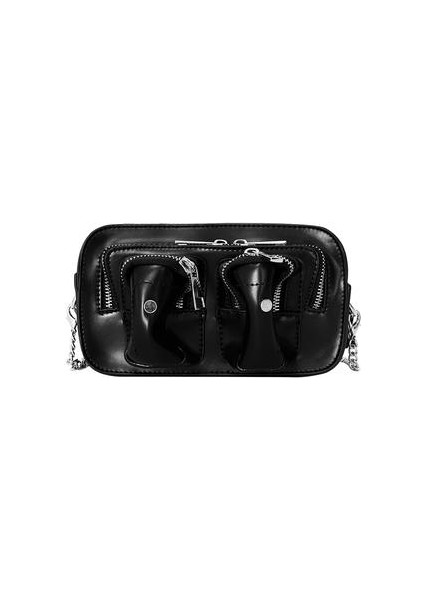 Leopar Crossbody Kadın Için 2020 Lüks Tasarımcı Kadın El Omuz Messenger Bir Ana Dişi Keser Siyah Çanta (Yurt Dışından)