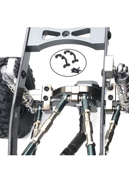Rc Araba Yükseltme Parçaları Metal Çekme Çubuk Temel Koltuk Wpl C14 C24 C34 B14 B24 Siyah Renk (Yurt Dışından)