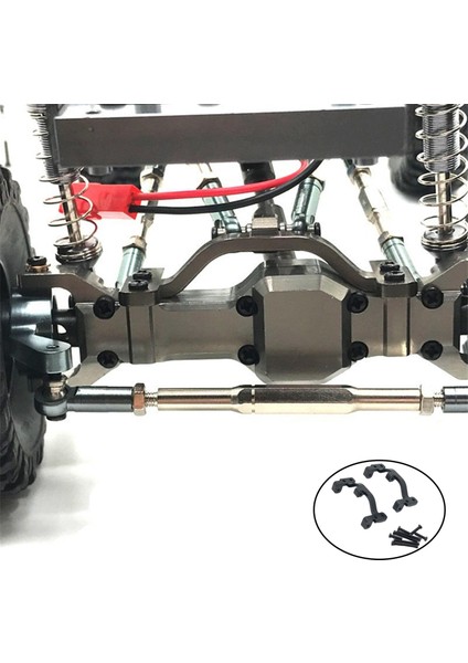 Rc Araba Yükseltme Parçaları Metal Çekme Çubuk Temel Koltuk Wpl C14 C24 C34 B14 B24 Siyah Renk (Yurt Dışından)
