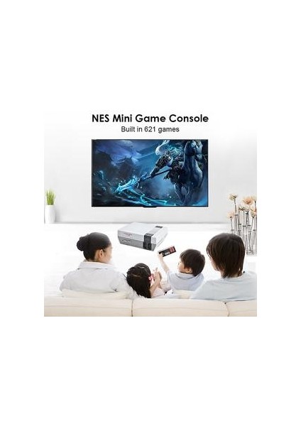 Nes 621 Oyunlar Mini Tv Video Oyunu Konsolu Klasik Retro HDMI Uyumlu Çıktı Aile El Oyuncu Oyuncu Oyun Oyuncusu Ab (Yurt Dışından)