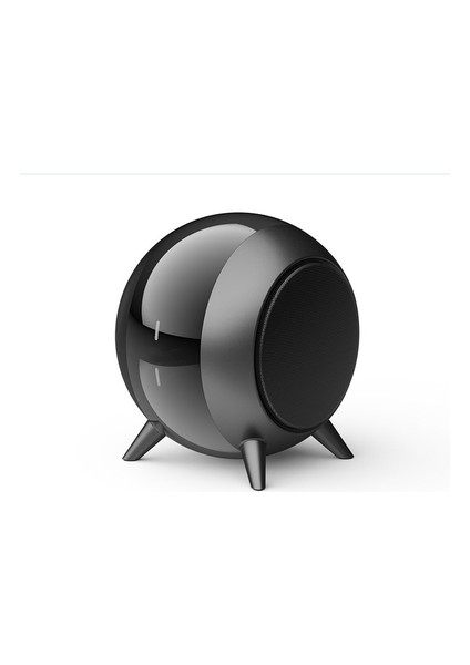Bluetooth 5.0 Hoparlörler Yeni Metal Stereo Taşınabilir Hoparlör Şarj Müzik Subwoofer Süper Bas Stokta | Açık Hoparlörler Siyah (Yurt Dışından)