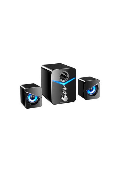 USB Kablolu Bluetooth Kombinasyon Hoparlörler Bilgisayar Hoparlörler Bas Stereo Müzik Çalar Subwoofer Ses Kutusu Pc Telefonları Için | Kombinasyon Hoparlörler Siyah (Yurt Dışından)