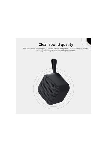 Bluetooth Hoparlör Hıfı Metal Mini Taşınabilir Kablosuz Müzik Play Hoparlör Açık Aux Fm Radyo Bilgisayar Stereo Hoparlör | Taşınabilir Hoparlörler Siyah (Yurt Dışından)