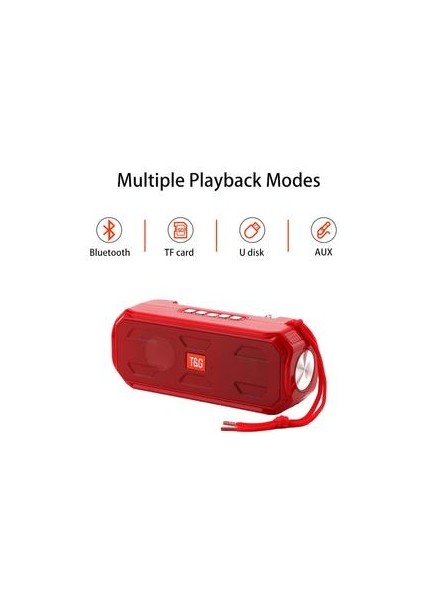Güneş Enerjisi Şarj Bluetooth Hoparlörler Kablosuz Stereo Subwoofer Fener Fm Radyo ile Taşınabilir Açık Müzik Kutusu | Taşınabilir Hoparlörler Kırmızı (Yurt Dışından) fırsatları