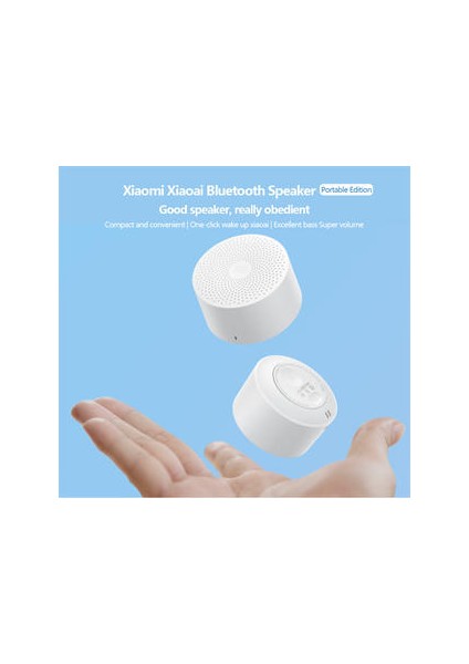 Beyaz Bluetooth Hoparlör Aı Kontrol Kablosuz Taşınabilir Mini Bluetooth Hoparlör Stereo Bas ile Mikrofon Hd Kalite Çağrı |taşınabilir Hoparlör (Yurt Dışından)