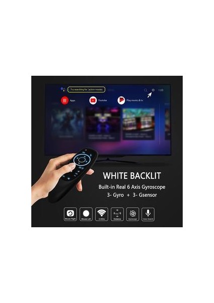 Uzaktan Kumanda G10S Pro Ses Evrensel 2.4g Kablosuz Hava Fare Mikrofon Gyroskope Ir Android Tv Kutusu Için Ir Öğrenme H96 Max X96 Mini | Uzaktan Kumanda (Yurt Dışından)