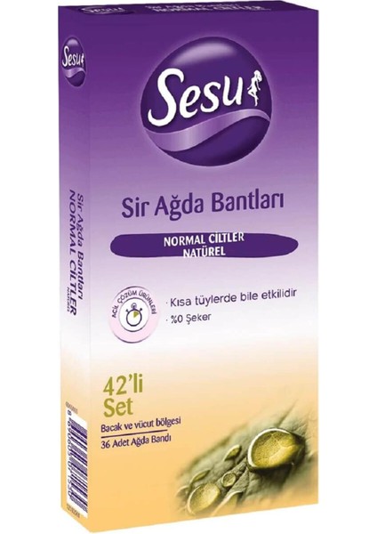 Ağda Bandı Natural Normal Ciltler 42'Li