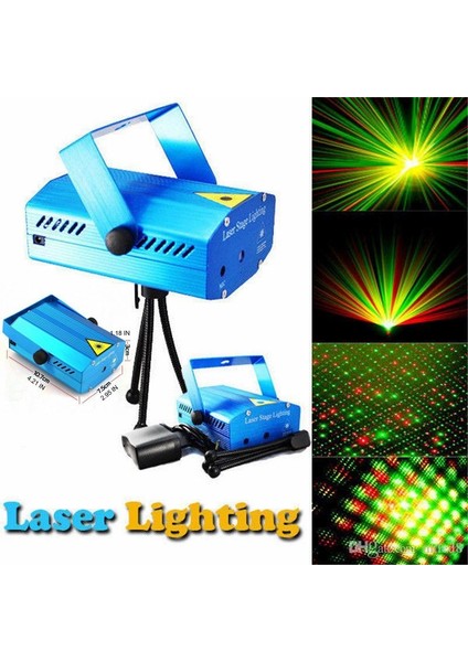Sese Duyarlı Disko Mini Lazer